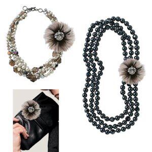 💜 Stella & Dot Plume Brooch Pin